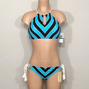 Michael Kors nautical rope stripe bikini. Medium. . . NWT
